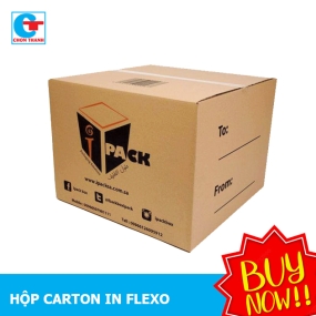 In Flexo Thùng Carton 5 Lớp 40x40x40