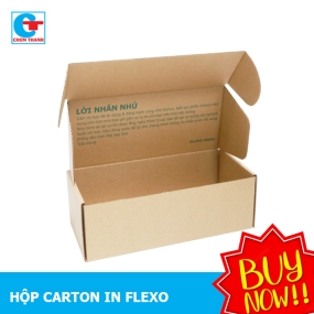 Sản Xuất Và In Flexo Hộp Carton 15x10x6