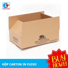 Thùng Carton In Flexo 3 Lớp 44x35x25