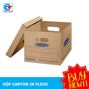 Thùng Carton In Flexo 5 Lớp 38x38x16