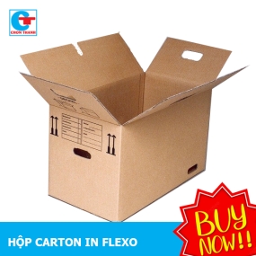 Sản Xuất Và In Flexo Thùng Carton 3 Lớp 40x30x30